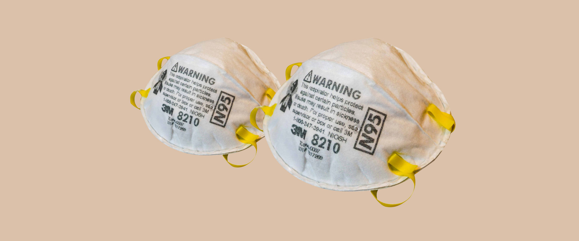 image of two n95 masks